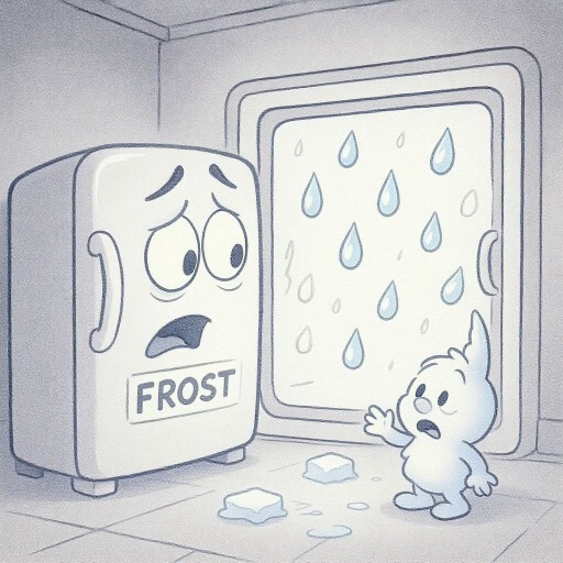 Что вызывает образование льда на дне морозилки холодильника No Frost