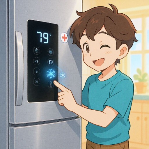 Как настроить температуру в холодильнике Samsung с дисплеем на двери