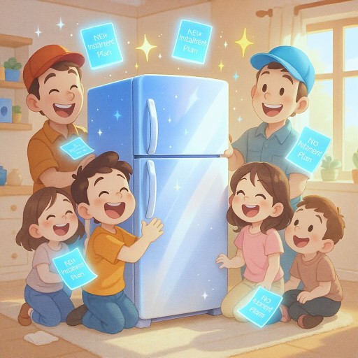 Как оформить покупку холодильника в рассрочку без первого взноса с доставкой