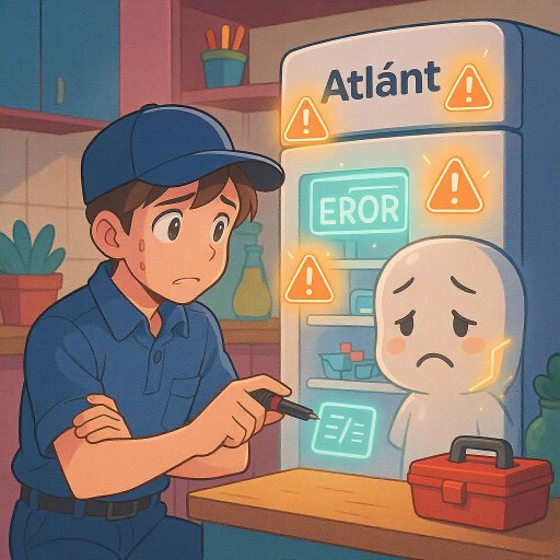 Как определить и исправить ошибки холодильника Атлант