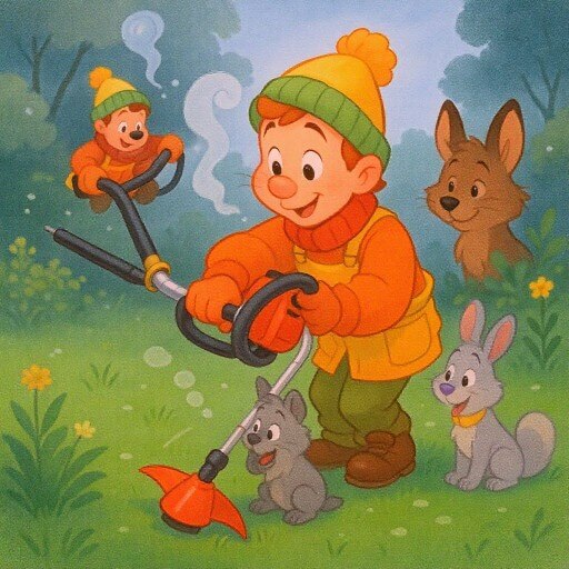 Как правильно запускать бензиновый триммер на холодную