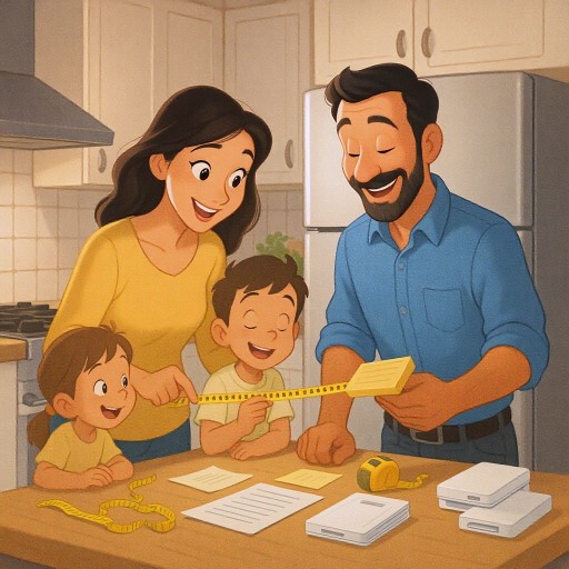 Как выбрать холодильник подходящего размера для кухни