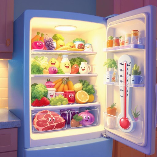 Какая оптимальная температура холодильника для хранения продуктов