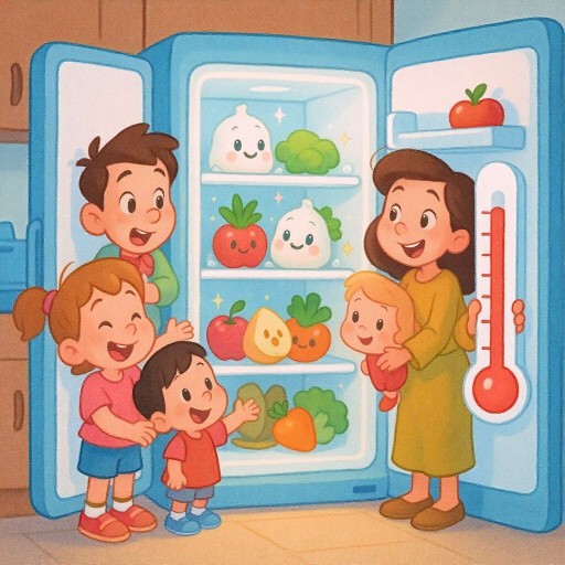 Какая оптимальная температура в холодильнике для сохранности продуктов