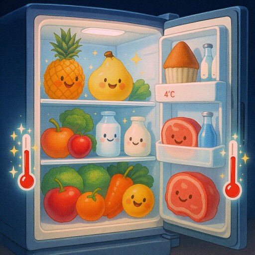 Какая температура в холодильнике обеспечивает свежесть продуктов