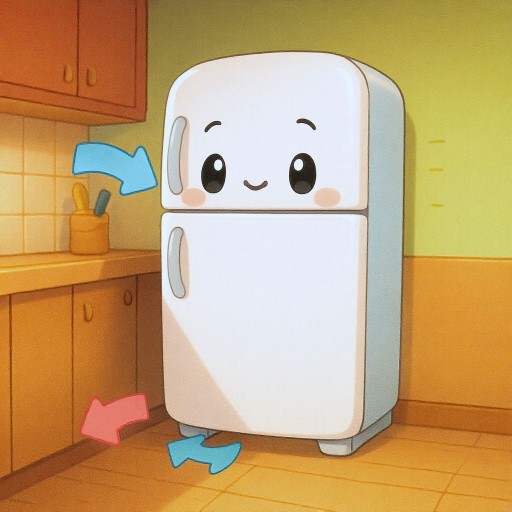 На каком расстоянии от стены лучше ставить холодильник для работы и вентиляции