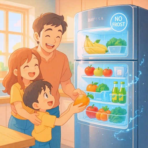 Плюсы двухкамерных холодильников Бирюса с системой No Frost