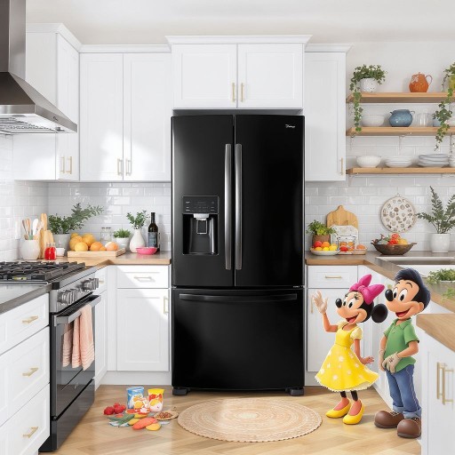 Почему черный холодильник — стильное и практичное решение для кухни