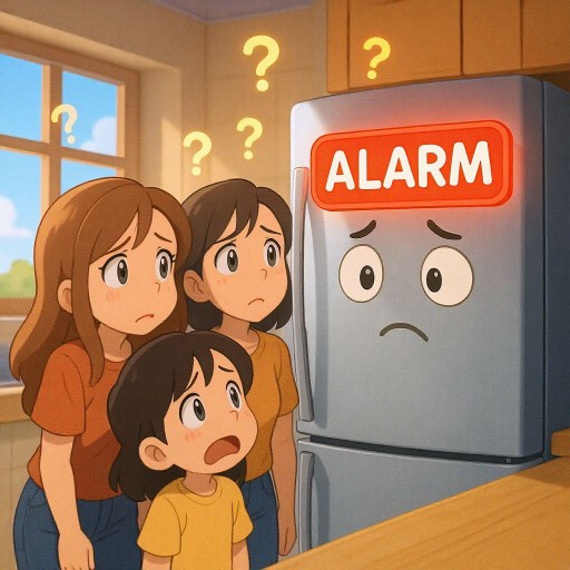 Почему холодильник Bosch пищит alarm при закрытой двери и что делать