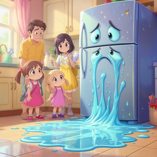 Почему холодильник течет снизу и как устранить течь