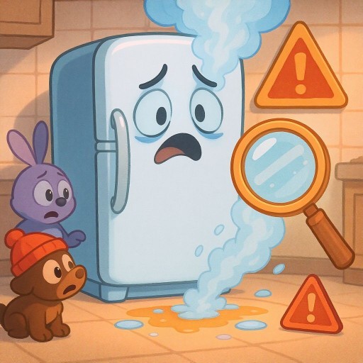 Почему из холодильника может вытекать фреон и как понять утечку