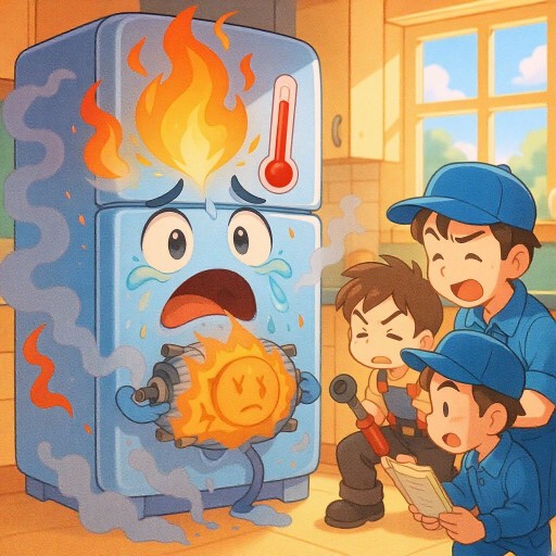 Почему компрессор холодильника сильно греется и как устранить проблему