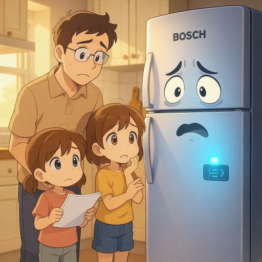 Почему мигает индикатор на холодильнике Bosch и как остановить его