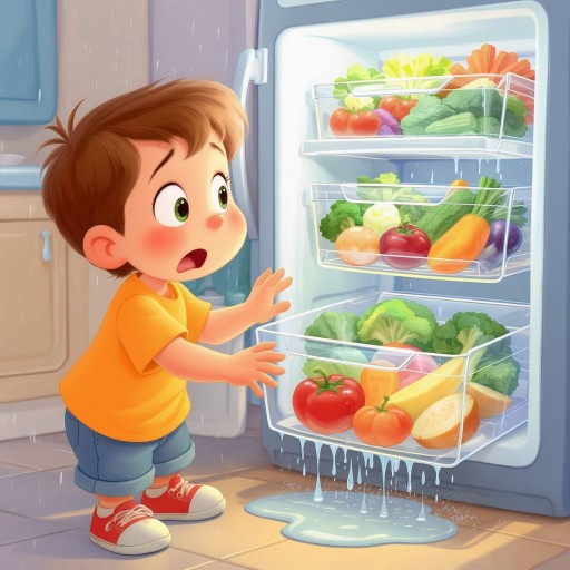 Почему под ящиками для овощей в холодильнике скапливается вода