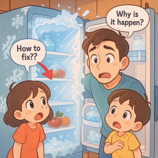 Почему в холодильнике появляется наледь на задней стенке и как с этим бороться