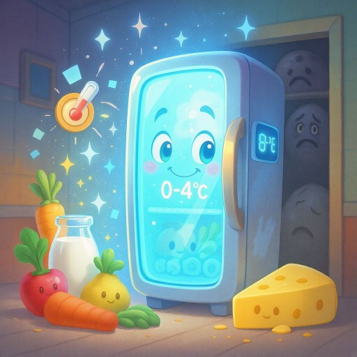 Почему важно поддерживать температуру в холодильнике в 0-4°C