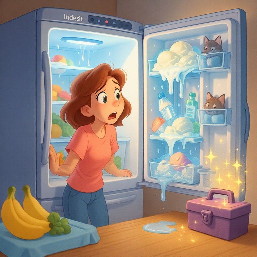 Почему верхняя камера холодильника Indesit не морозит и как исправить