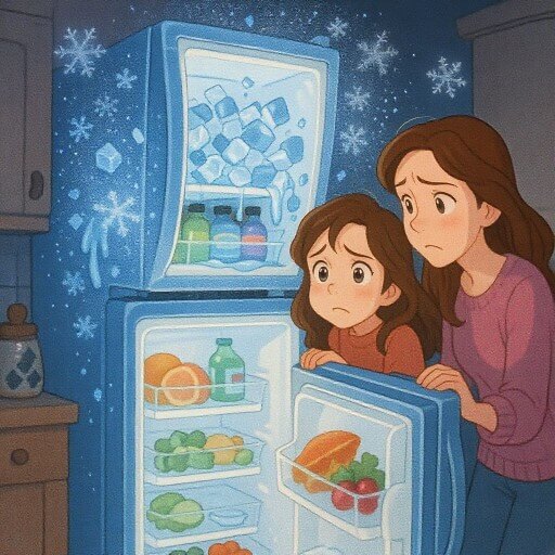 Почему верхняя камера холодильника Samsung двухкамерного Ноу Фрост не охлаждает