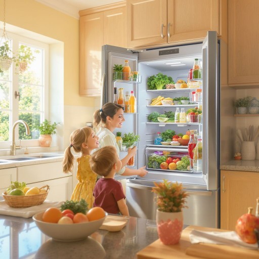 Почему встроенный двухдверный холодильник — лучший выбор для вашей кухни