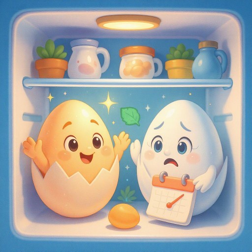 Срок хранения яичных белков в холодильнике и их свежесть